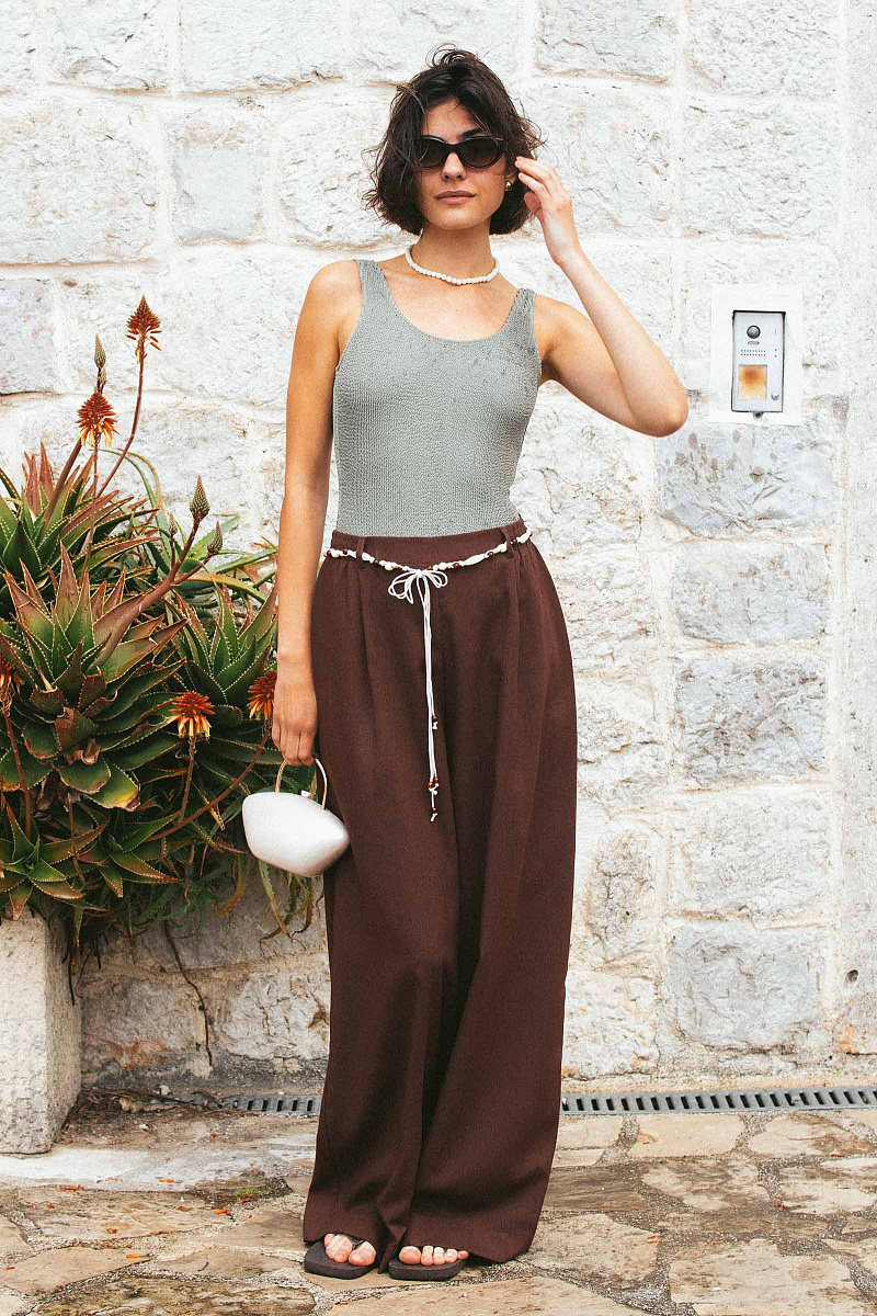 Купальник на широких бретелях Мирида 