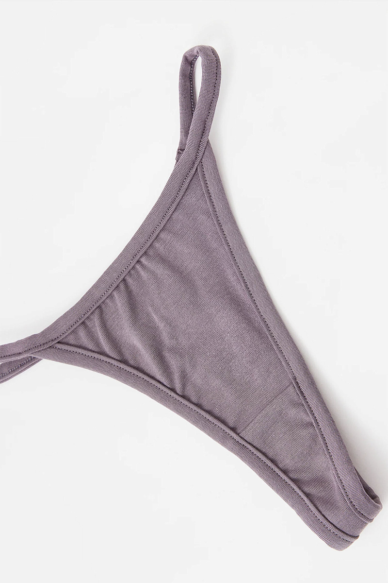 Высокие трусы-стринги из premium хлопка