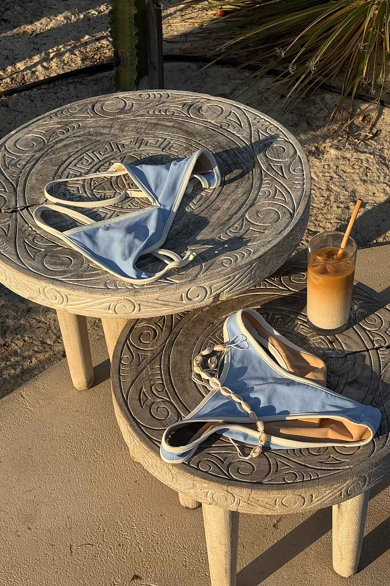 Купальные плавки-слипы Ида с окантовкой