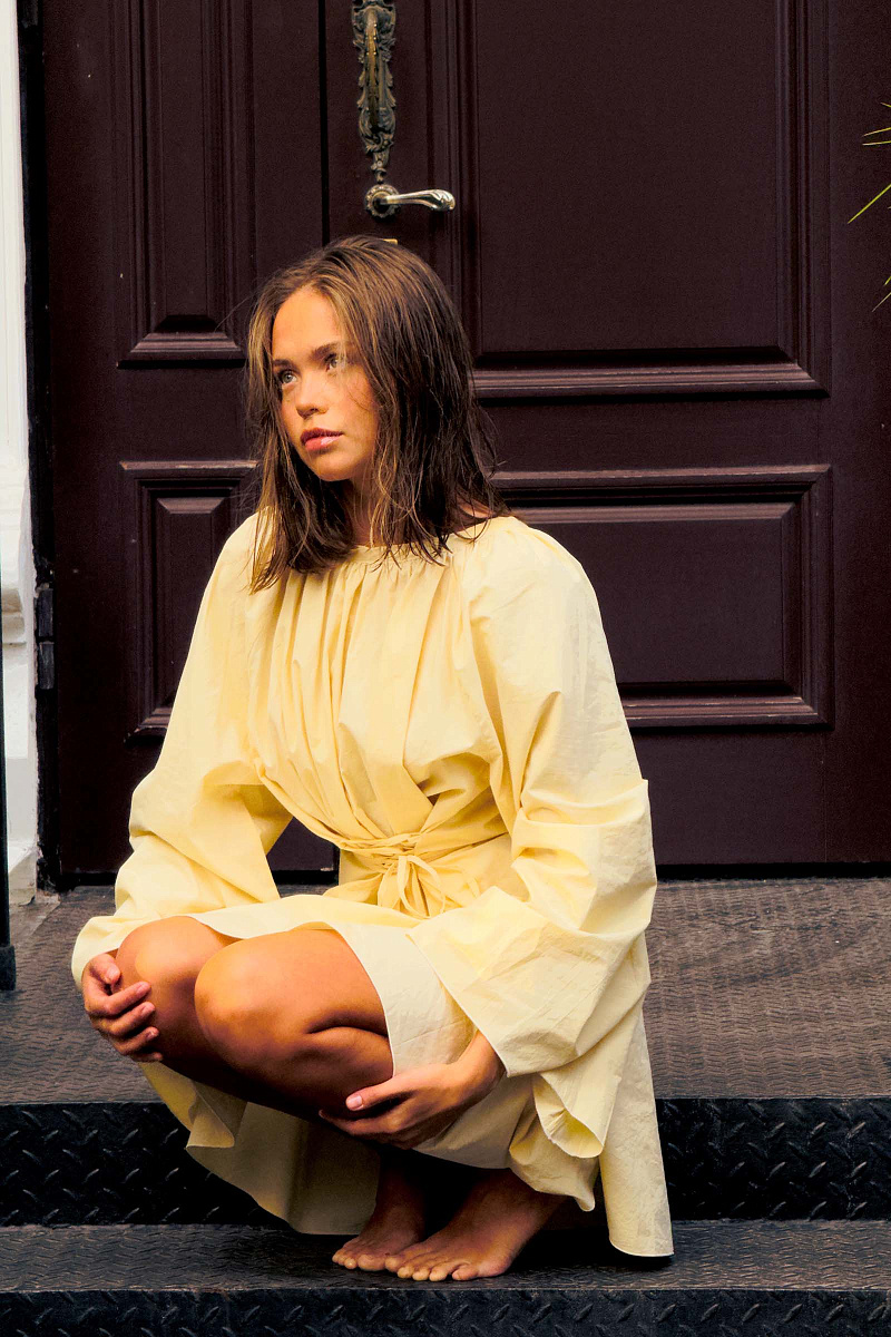 Платье из хлопка 