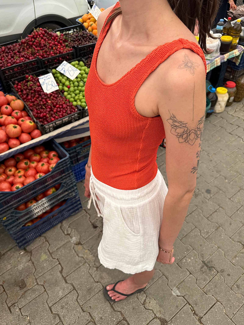 Купальник на широких бретелях Мирида 