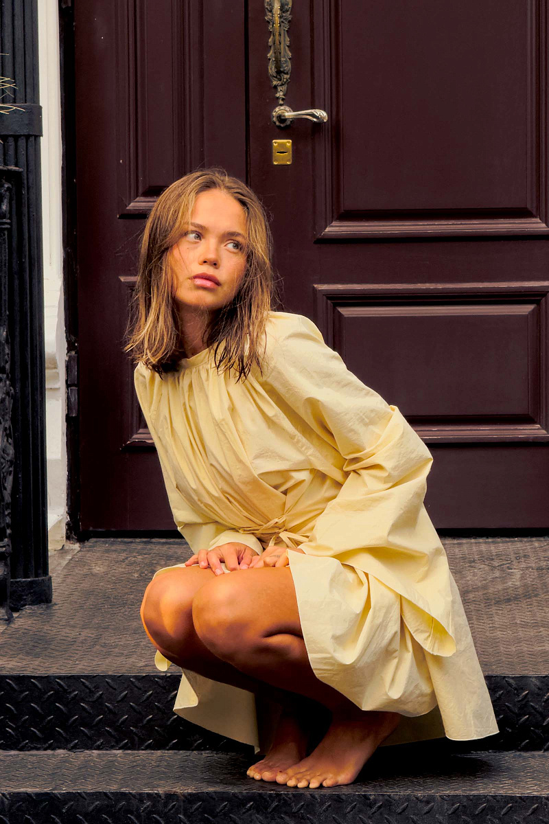 Платье из хлопка 